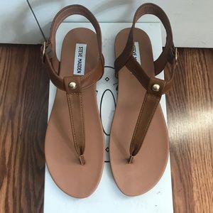 NEW✨ Steve Madden Brown Thong Sandals size 7.5